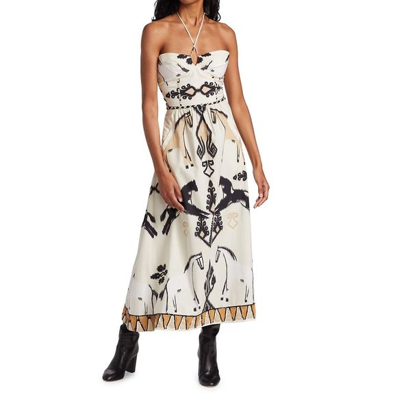 Johanna Ortiz
Country Life Convertible Organic Cotton Midi Dress - Picture 1 of 11